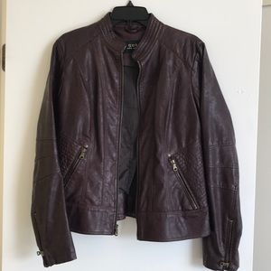 Guess Los Angeles Faux Leather Jacket